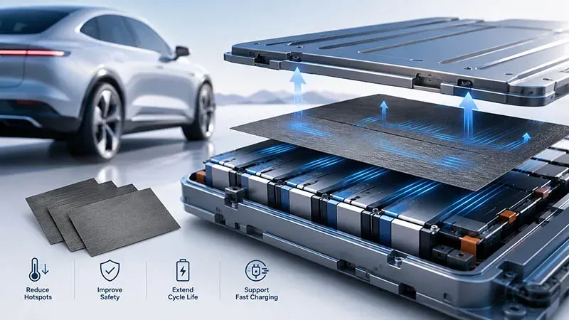 Graphite Heat Dissipation For New Energy Vehicle Batteries Graphite Heat Dissipation For New Energy Vehicle Batteries